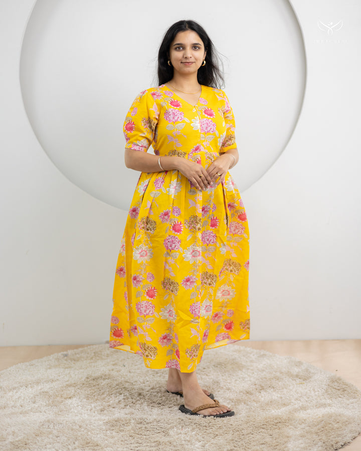 Kamali1 Maternity Dress  with center Zip