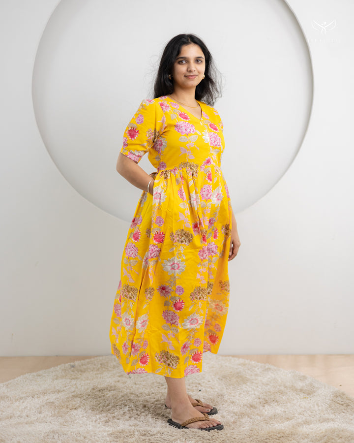 Kamali1 Maternity Dress  with center Zip