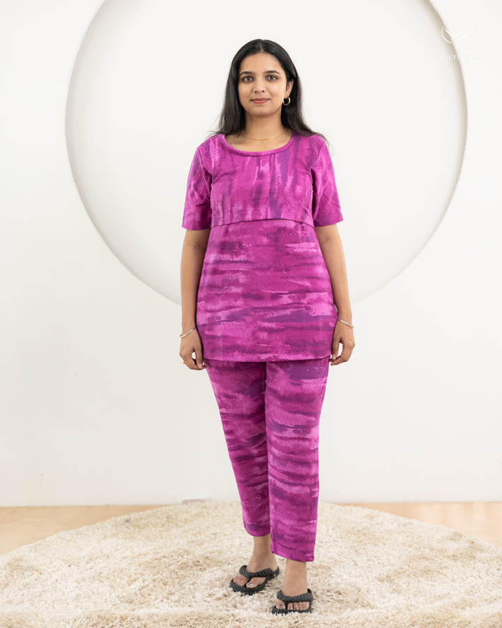 Raji ThickSoftCotton Maternity Top Pant Set