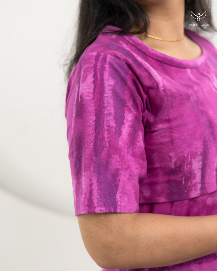 Raji ThickSoftCotton Maternity Top Pant Set
