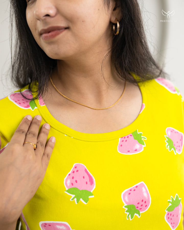Purva SoftCotton Maternity Top Pant Set