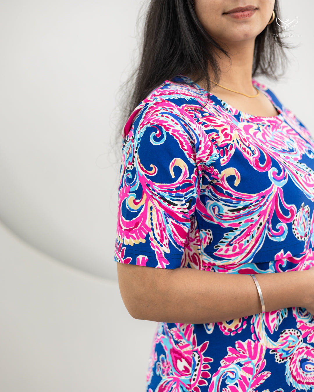 Harsha1  SoftCotton Maternity Top Pant Set