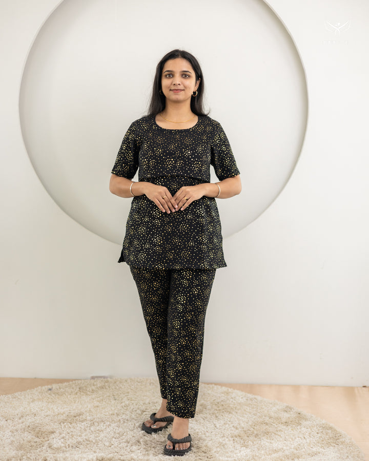 Roopa  SoftCotton Maternity Top Pant Set