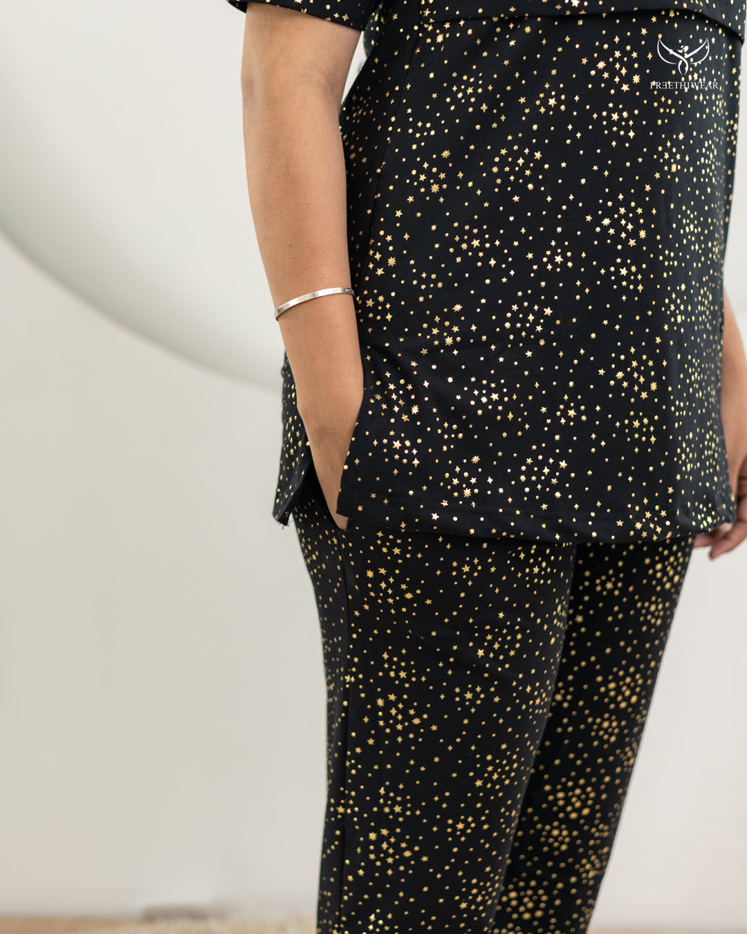 Roopa  SoftCotton Maternity Top Pant Set