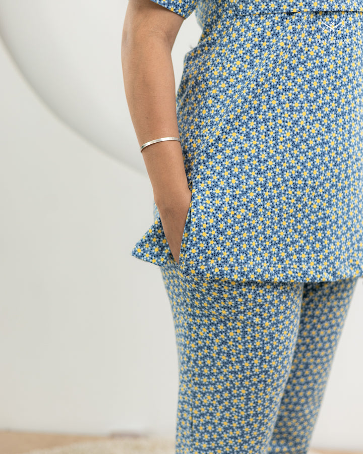 Kaviya1 SoftCotton Maternity Top Pant Set