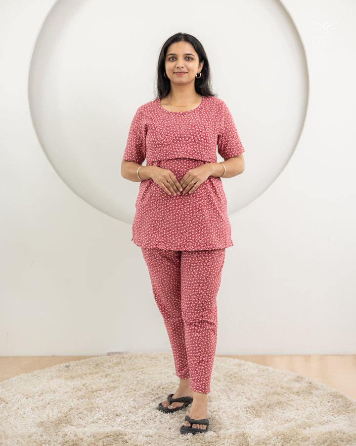 Krishna SoftCotton Maternity Top Pant Set