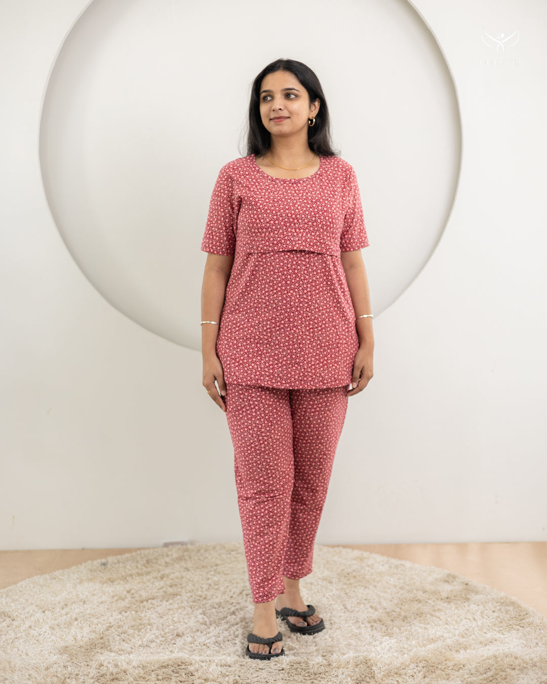 Krishna SoftCotton Maternity Top Pant Set