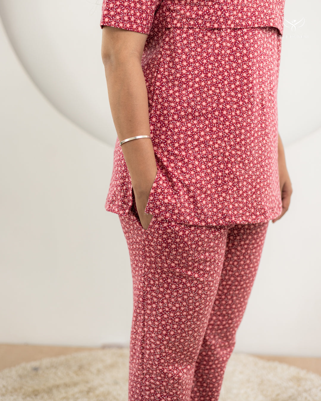 Krishna SoftCotton Maternity Top Pant Set
