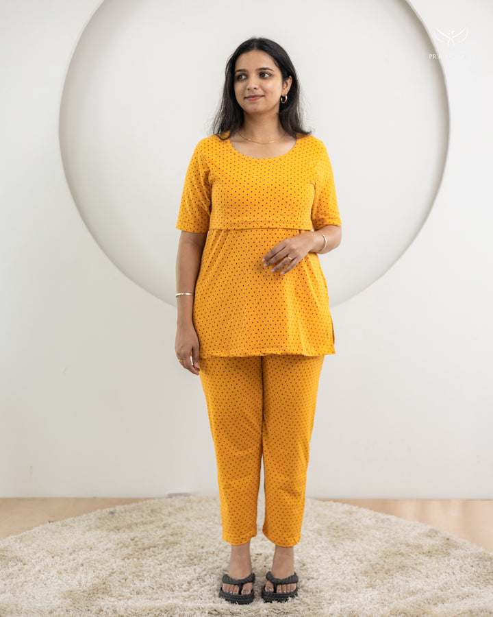 Shriya SoftCotton Maternity Top Pant Set