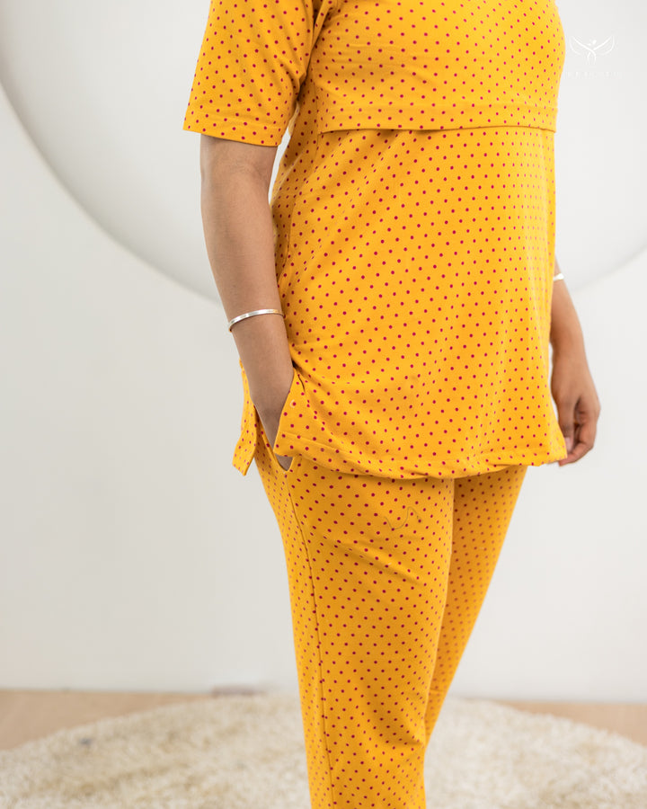 Shriya SoftCotton Maternity Top Pant Set
