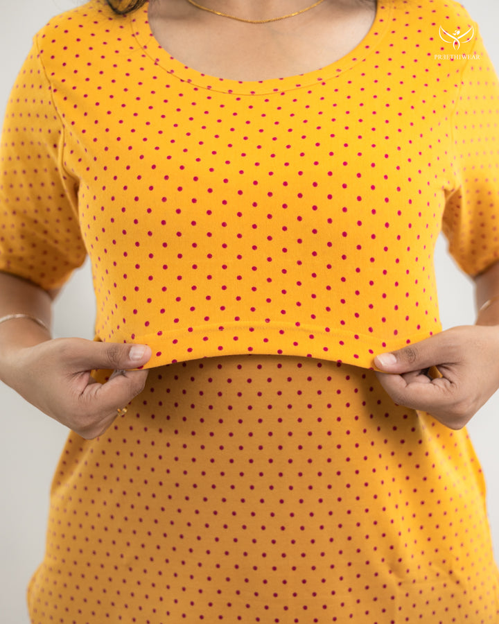 Shriya SoftCotton Maternity Top Pant Set