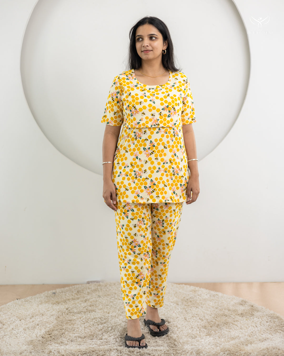 Honeybee SoftCotton Maternity Top Pant Set