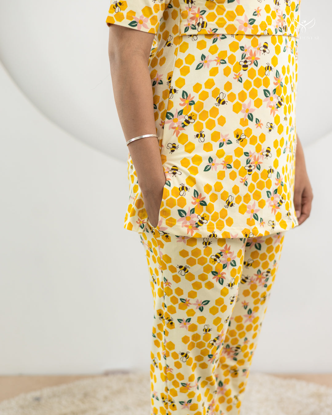 Honeybee SoftCotton Maternity Top Pant Set