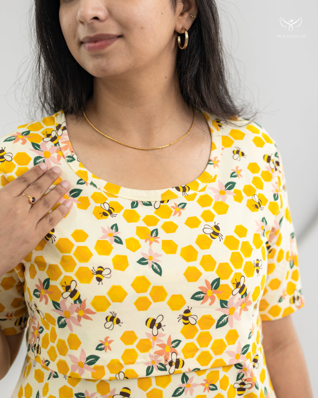 Honeybee SoftCotton Maternity Top Pant Set