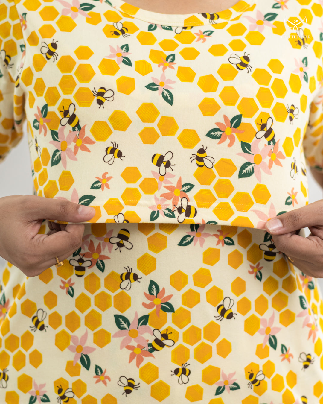 Honeybee SoftCotton Maternity Top Pant Set