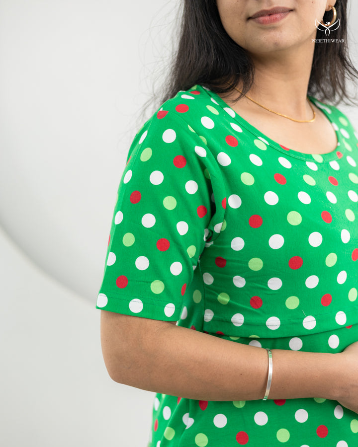 Kiruba SoftCotton Maternity Top Pant Set