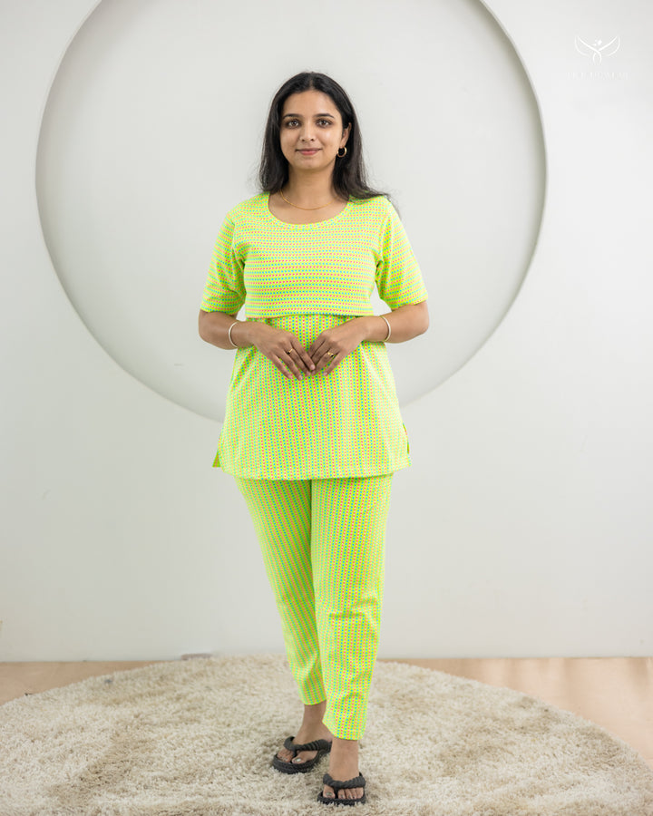 Akshaya SoftCotton Maternity Top Pant Set