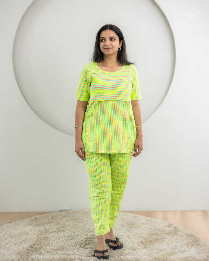 Akshaya SoftCotton Maternity Top Pant Set