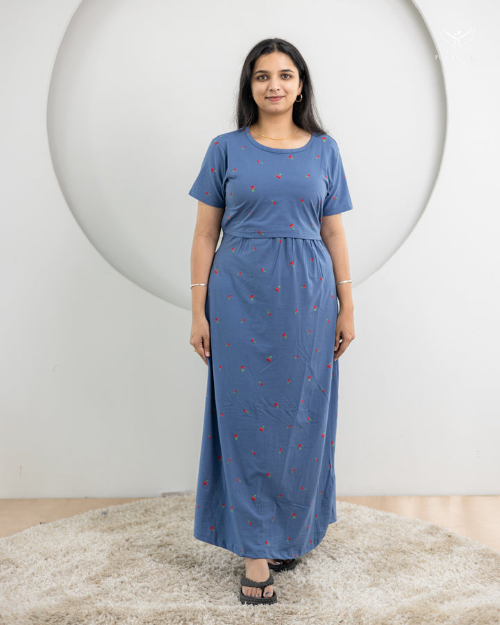 Sheela SoftCotton Full Length Maternity Loungewear