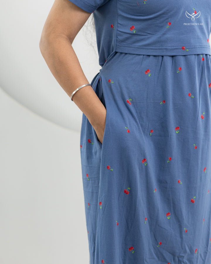Sheela SoftCotton Full Length Maternity Loungewear