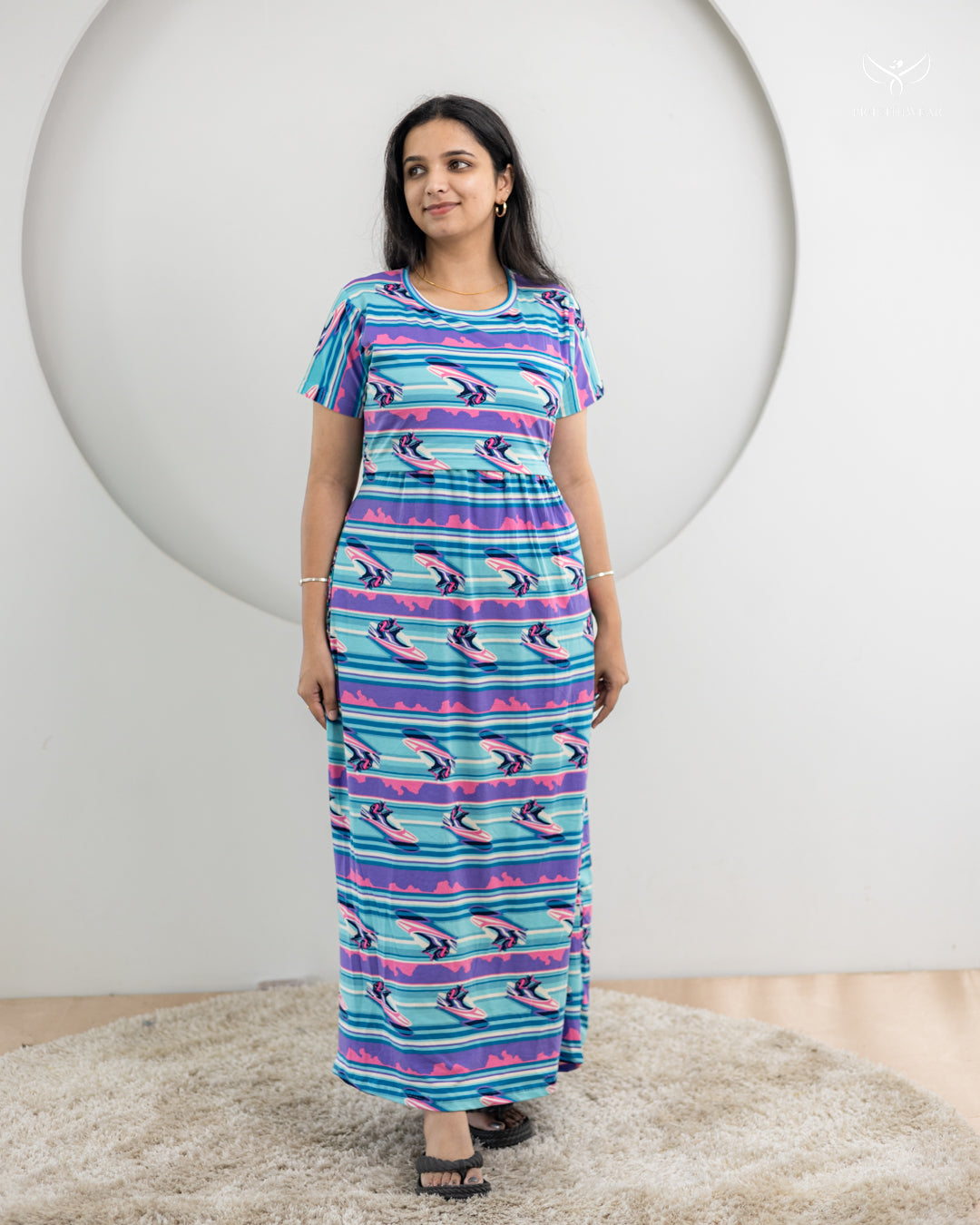 Vaishu2 SoftCotton Full Length Maternity Loungewear