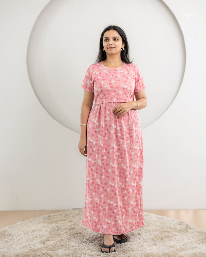 Kiruthika3 SoftCotton Full Length Maternity Loungewear