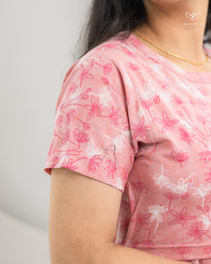 Kiruthika3 SoftCotton Full Length Maternity Loungewear