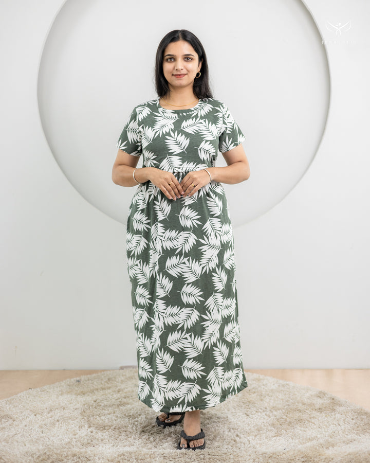 Kayal4 SoftCotton Full Length Maternity Loungewear