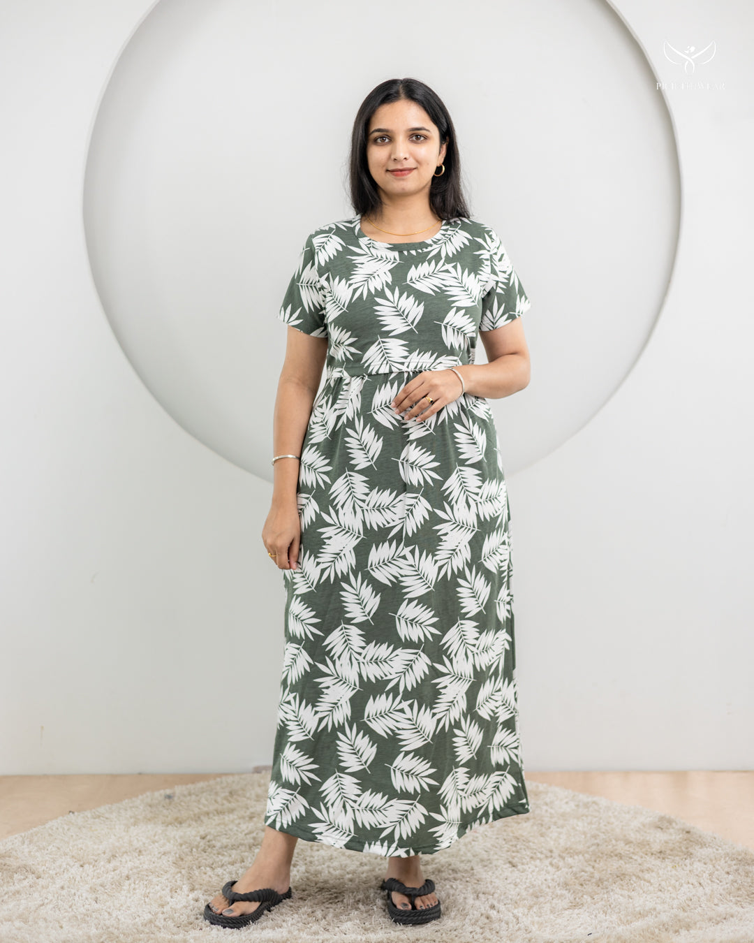 Kayal4 SoftCotton Full Length Maternity Loungewear
