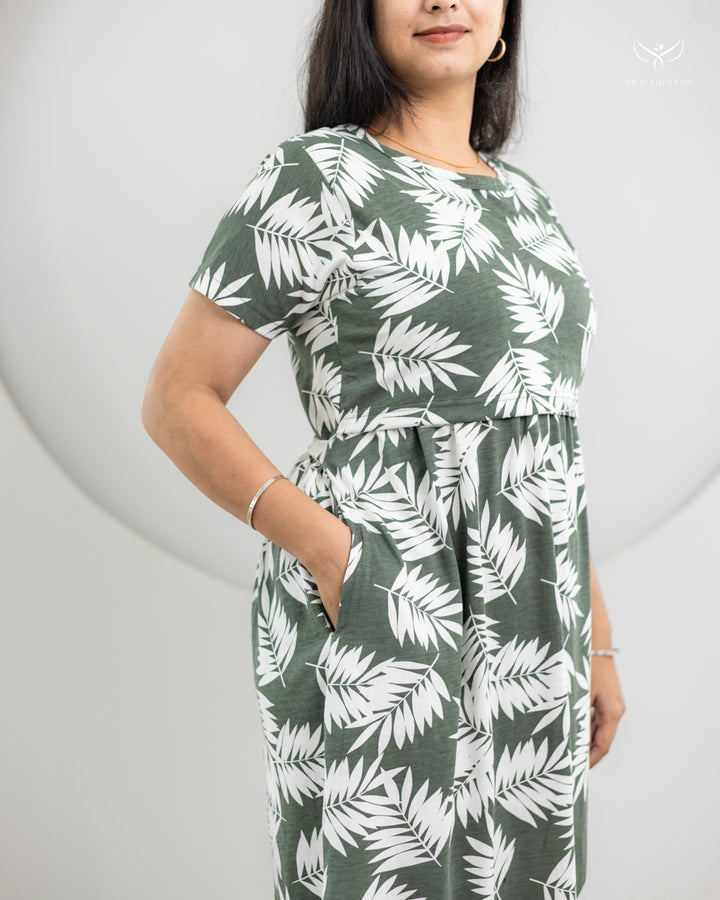 Kayal4 SoftCotton Full Length Maternity Loungewear