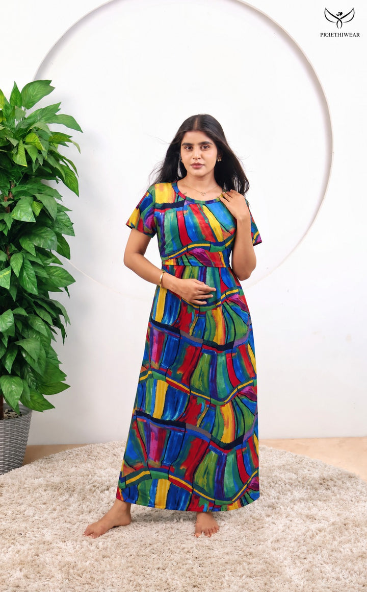 Evani SoftCotton Full Length Maternity Loungewear
