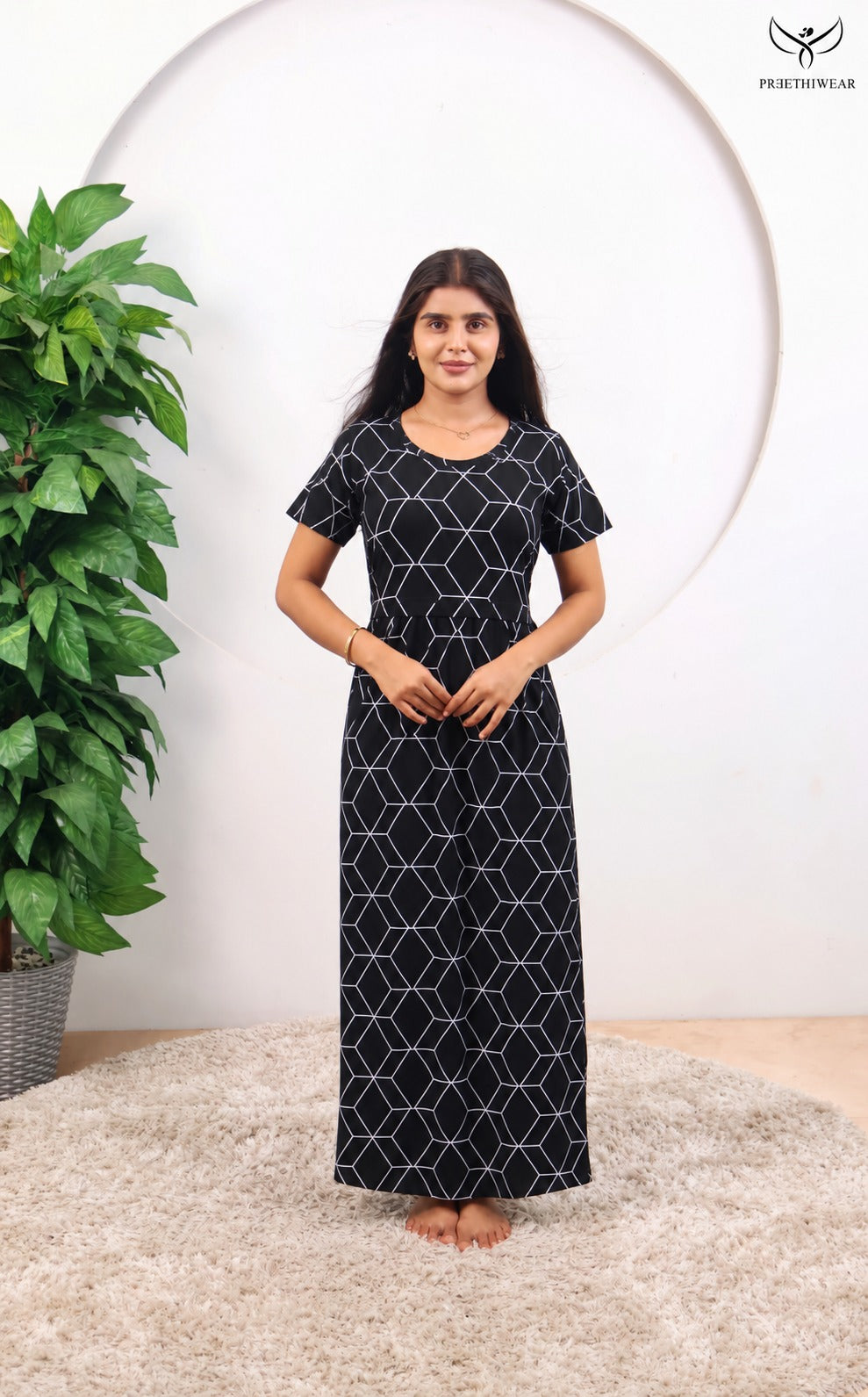 Jiya4 SoftCotton Full Length Maternity Loungewear