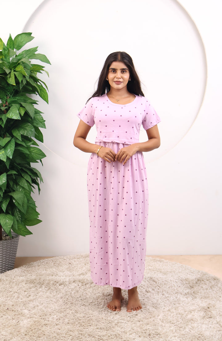 Gowsi SoftCotton Full Length Maternity Loungewear
