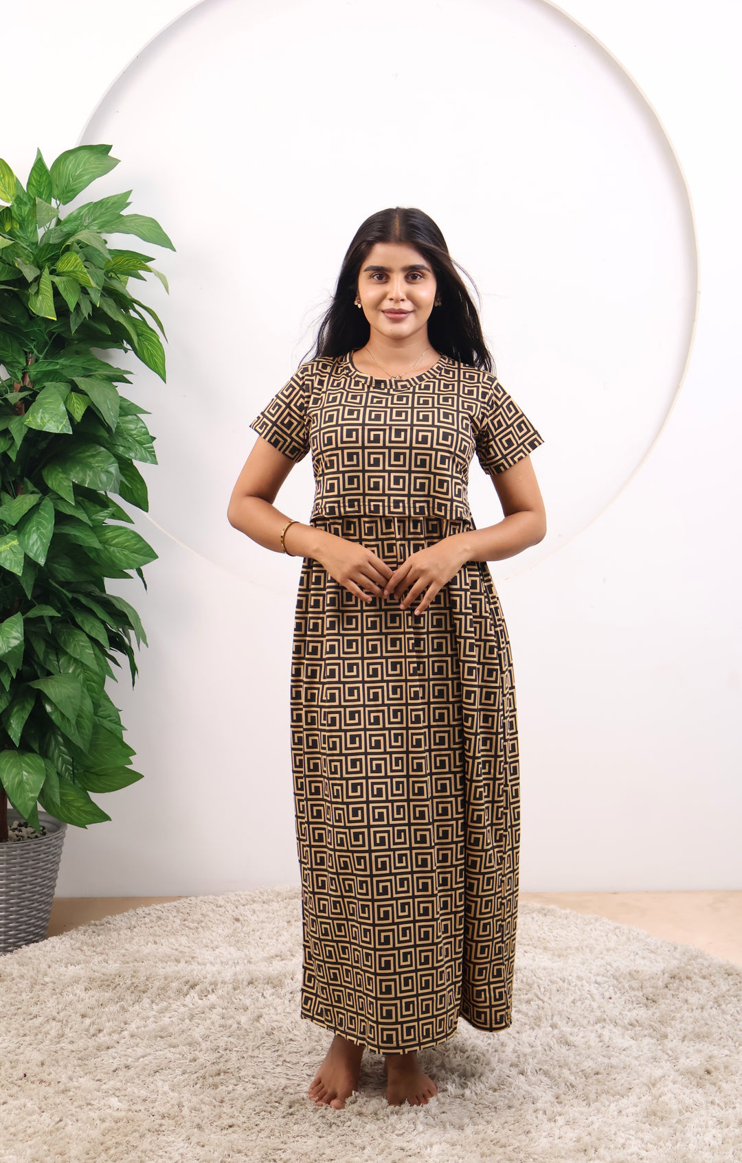 Regana SoftCotton Full Length Maternity Loungewear