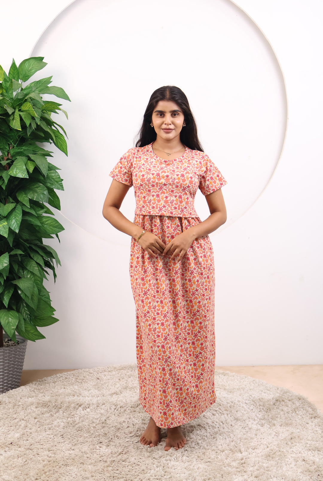 Shirisha SoftCotton Full Length Maternity Loungewear