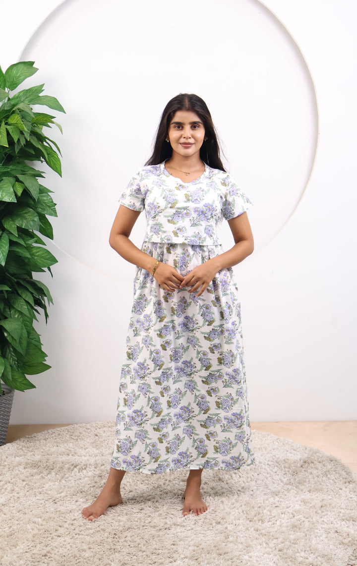 Vinodha SoftCotton Full Length Maternity Loungewear