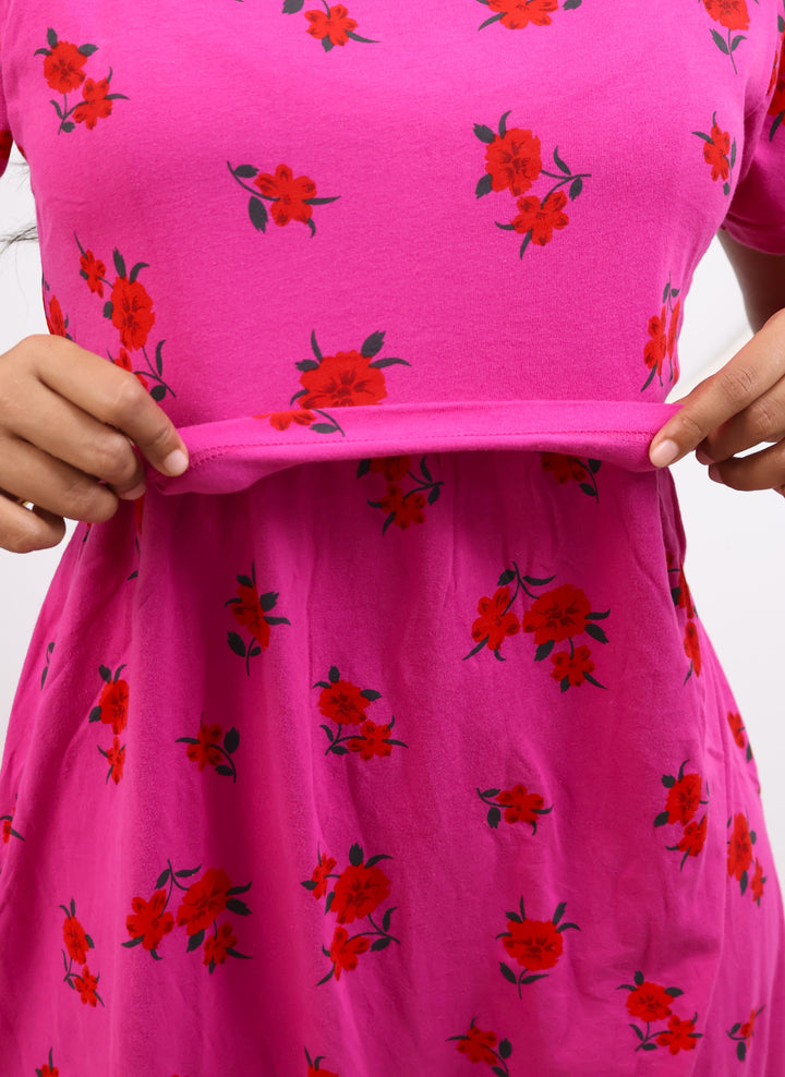 Jyothi SoftCotton Full Length Maternity Loungewear