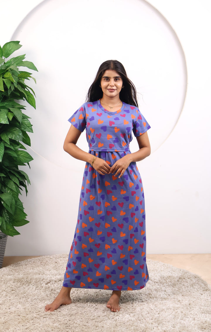 Pavitra2 SoftCotton Full Length Maternity Loungewear