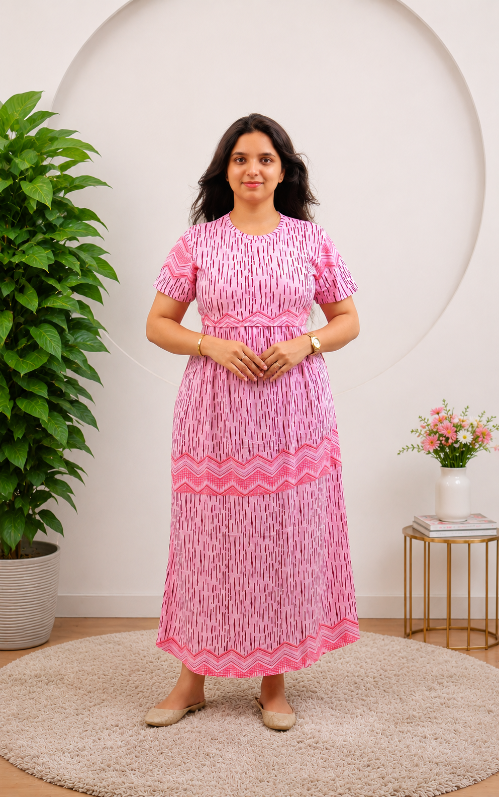 Hinduja SoftCotton Full Length Maternity Loungewear