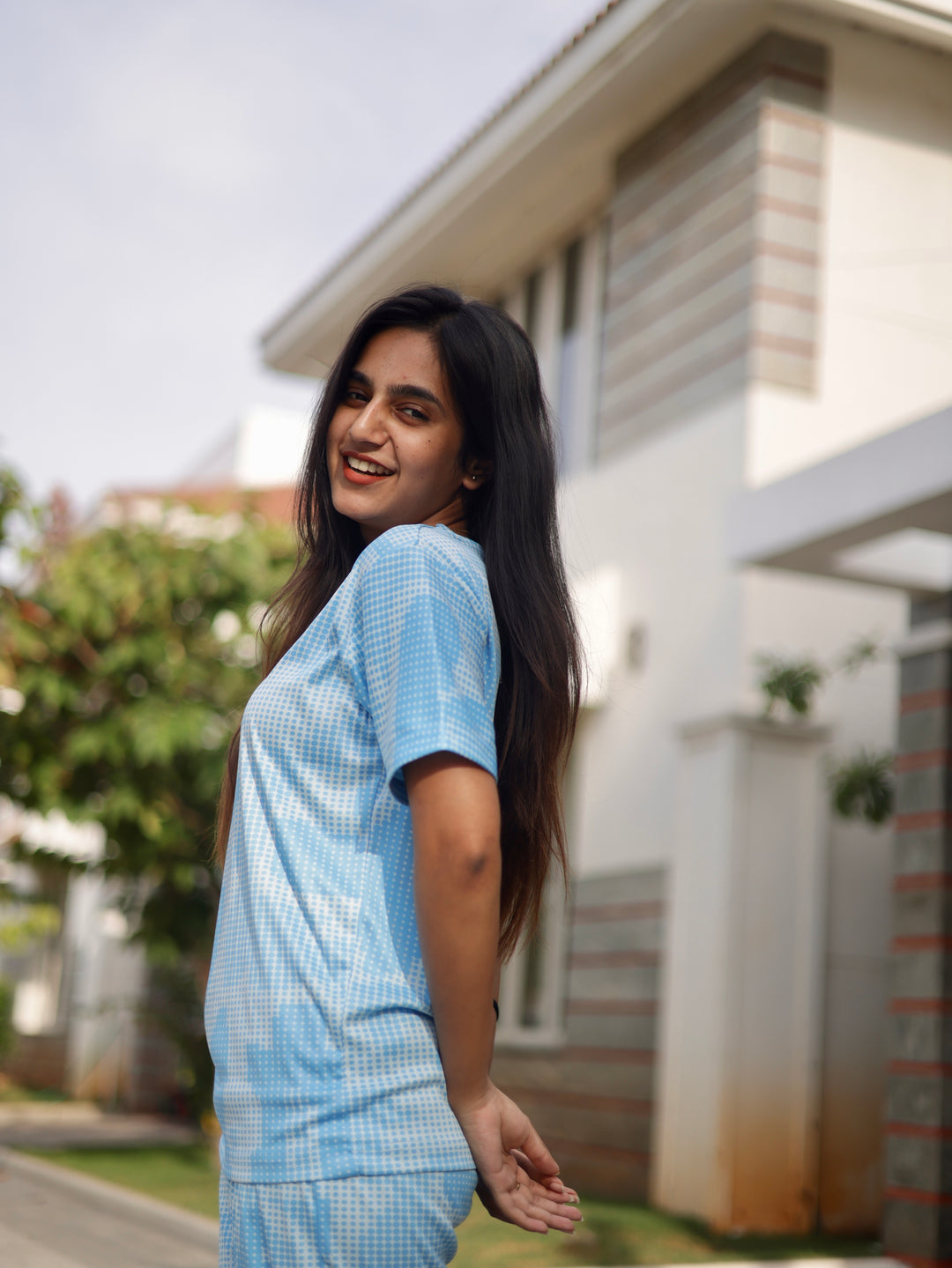 Frosting PolyCotton Lounge Wear Full Pant
