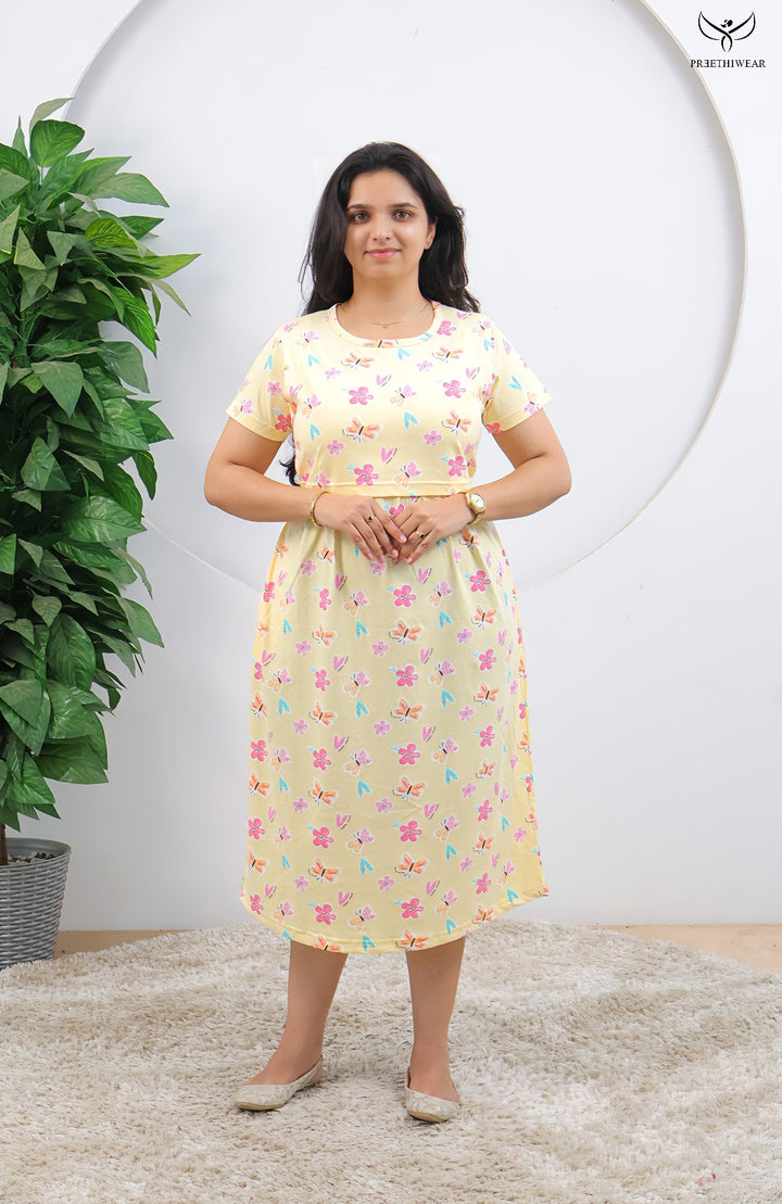 Subba SoftCotton Calf Length Maternity Loungewear