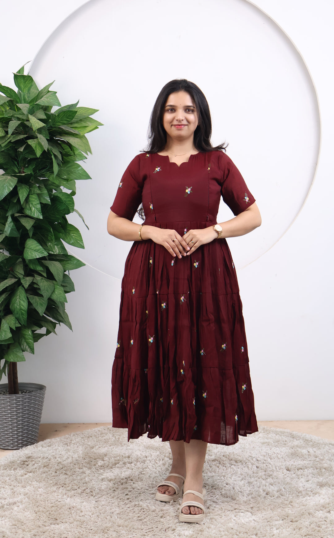 Mounica Maternity Dress