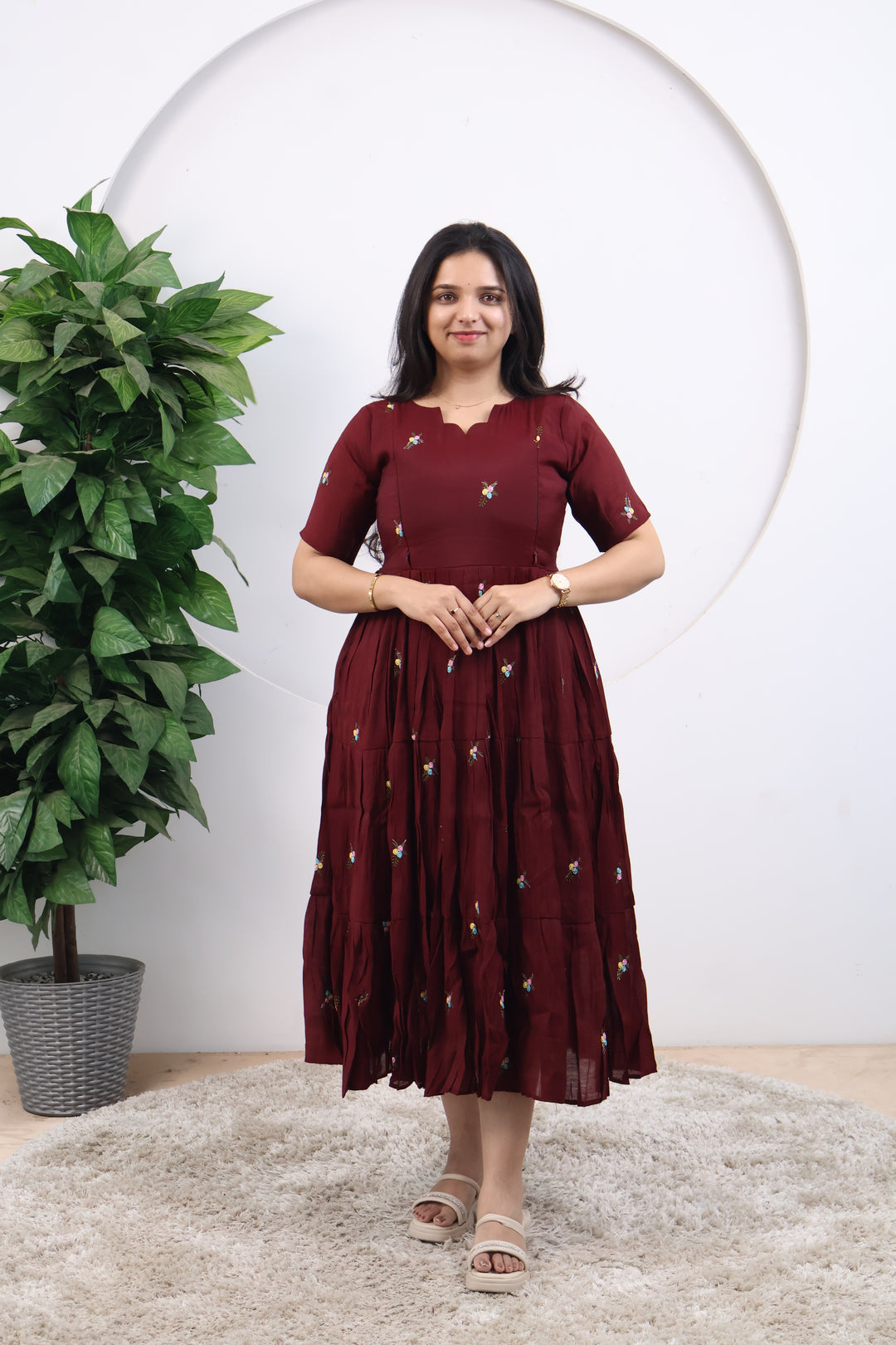 Mounica Maternity Dress