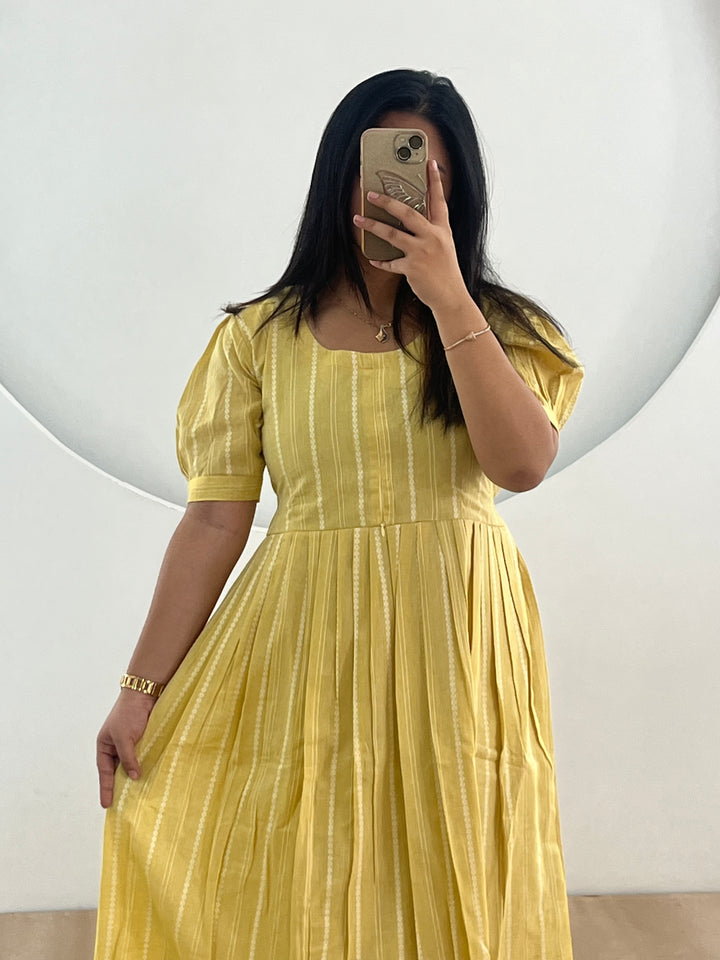Thara Maternity Dress with center Zip
