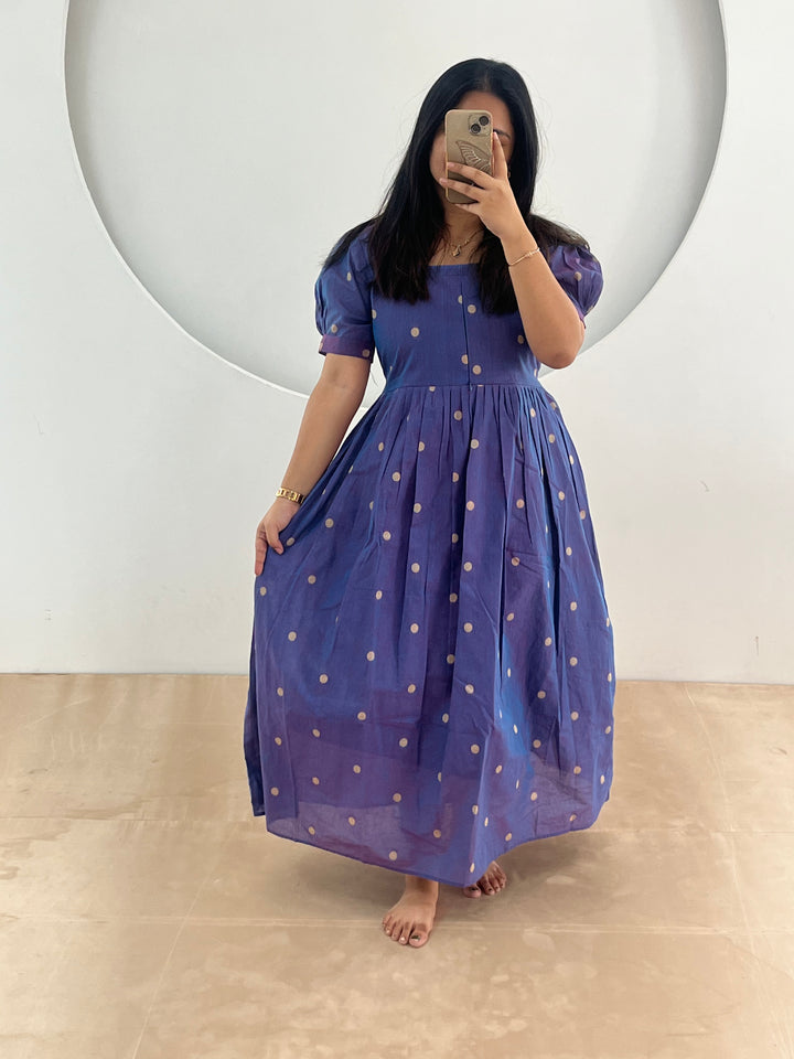 Elakya Maternity Dress with center Zip