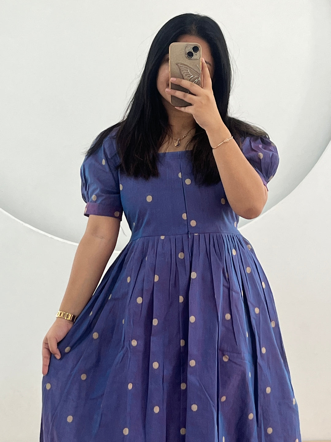 Elakya Maternity Dress with center Zip