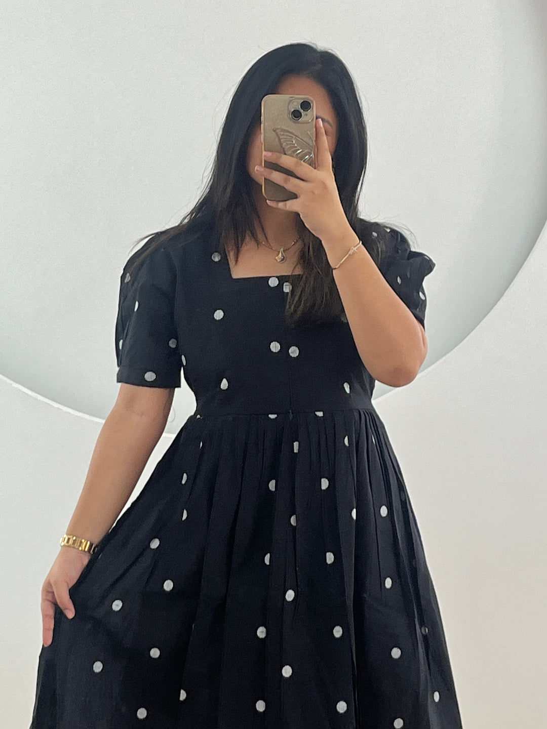 Jaanvi Maternity Dress with center Zip