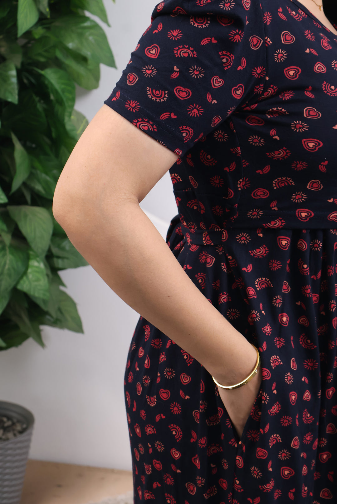 Bhavana1 SoftCotton Full Length Maternity Loungewear