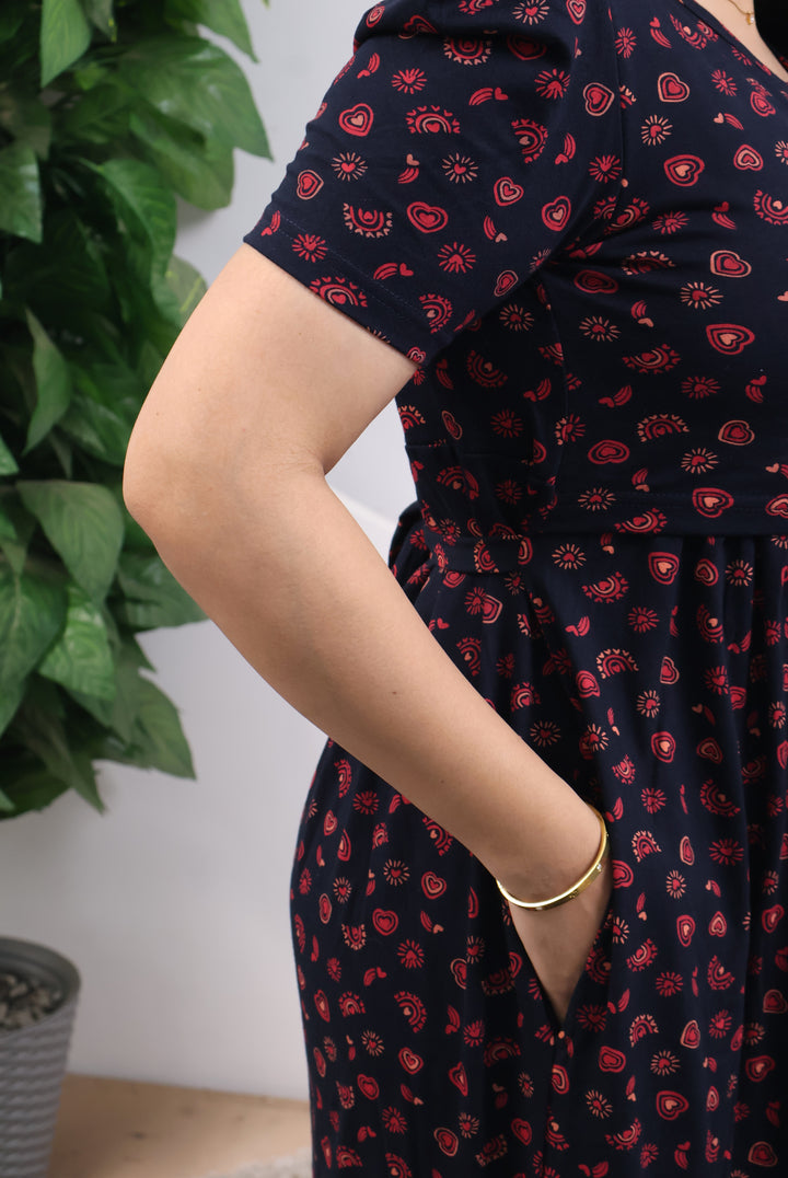 Bhavana1 SoftCotton Full Length Maternity Loungewear