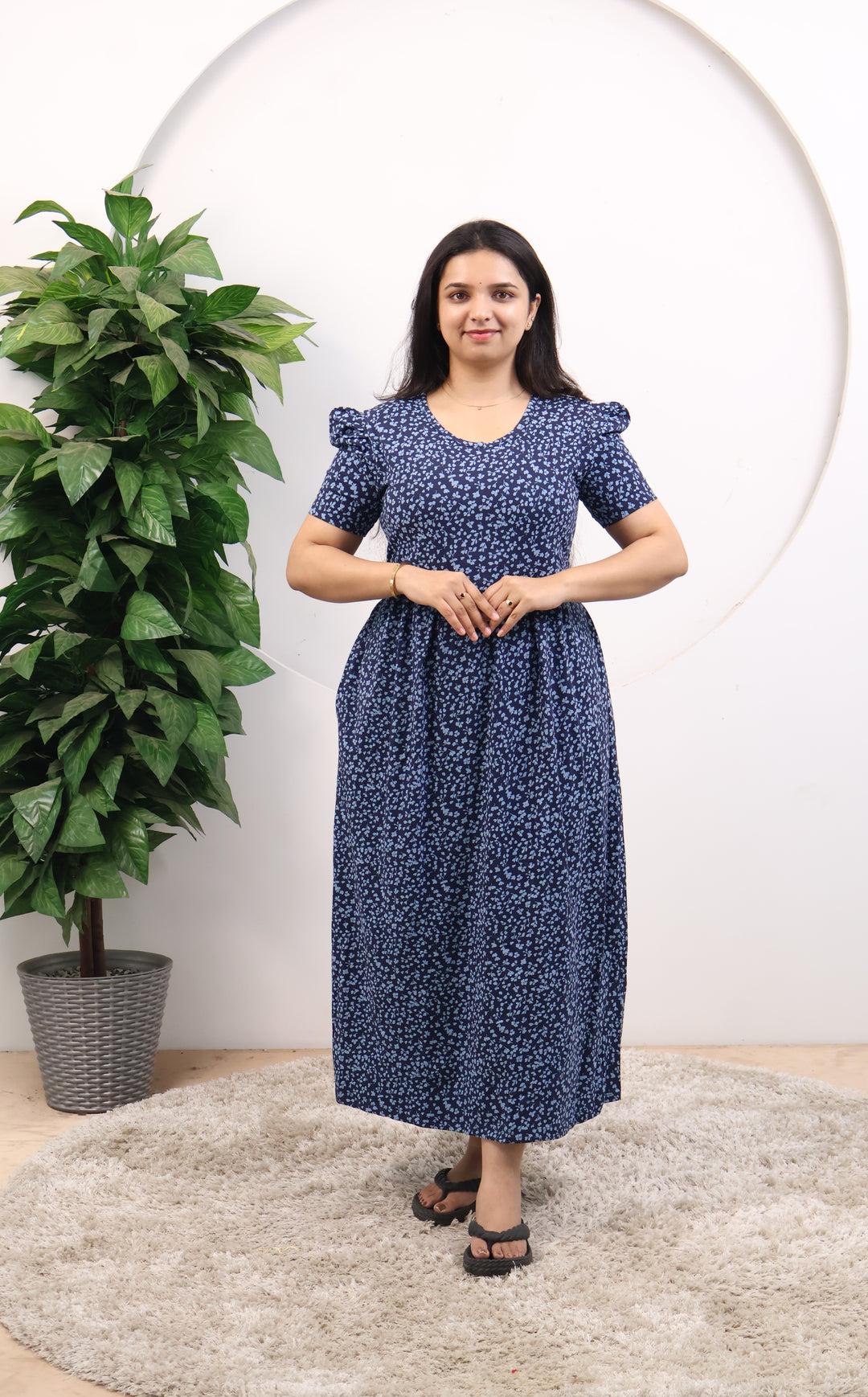 Nasrin SoftCotton Full Length Maternity Loungewear